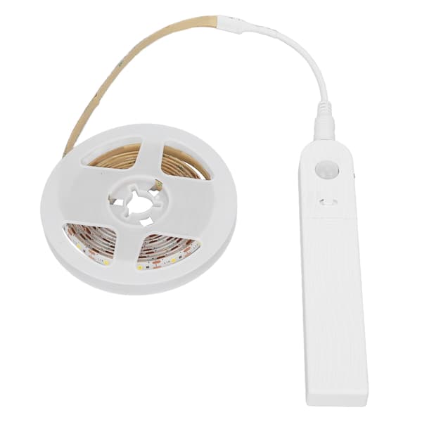 2,2yd bevegelsessensor LED-stripe lys 3 lysstyrker automatisk påslått bevegelsesaktivert sengelys