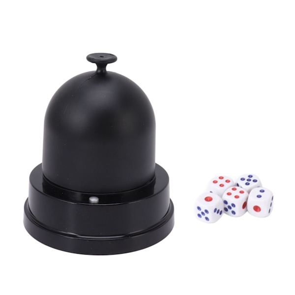 Automatisk terningrullbeger Batteridrevet pub bar partyspill Spill med 5 terninger for festlig samling