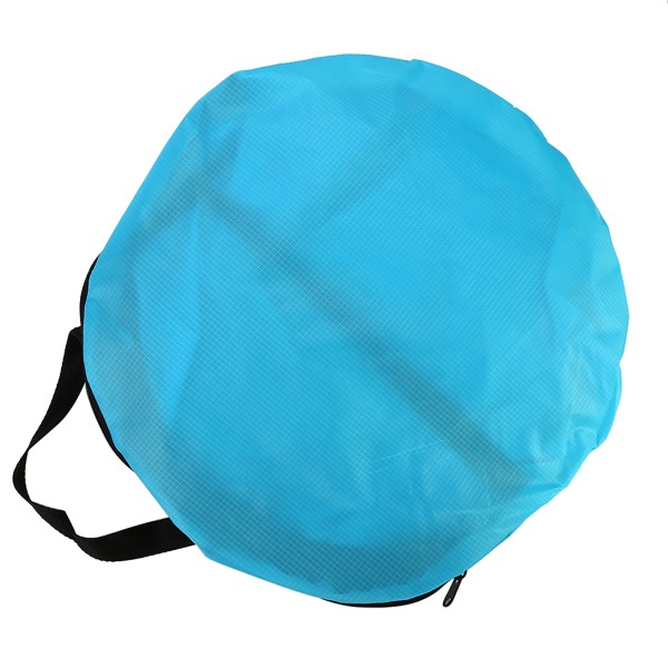 108 cm foldbar kajak nedvindssejl med klart vindue og opbevaringstaske (blå)