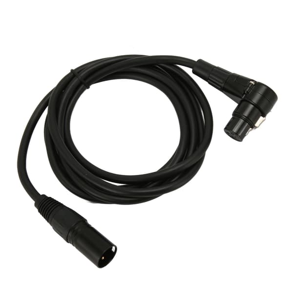 XLR til XLR Kabel Lige Han til Albue Hun 3 Pin HiFi Lyd XLR Balanceret Ledning til Mikrofon Højttaler 2m
