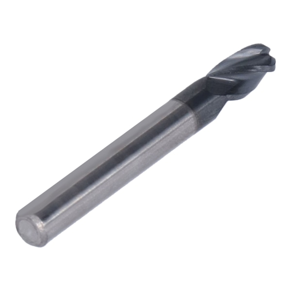 Kulförsedd ändfräs 4-skärig spiralfräs i volframkarbid CNC-frässtål för skärning R3x12xD6x50