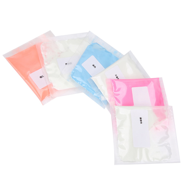 6 st superljusa fluorescerande pulver DIY nagelglitter nagelkonst lysande pulver tillbehör