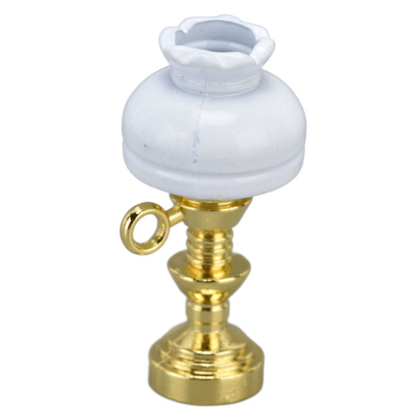 Dukkehus Bordslampe 1/12 Skala Retro Dekorativ Miniature Dukkehus Lys til 3 År Gamle Ovenfor