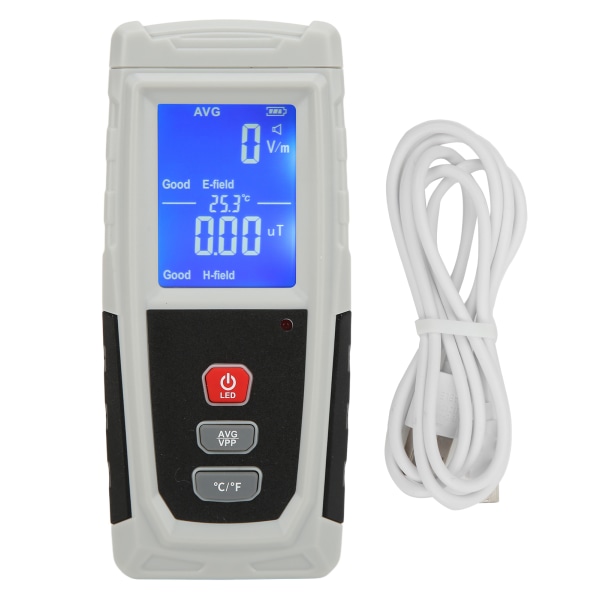 XRCLIF-3121 digital elektromagnetisk feltstrålingsdetektor Husholdnings-EMF-måler for gravide