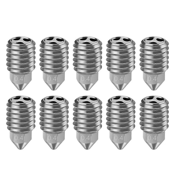 För X1 X1C P1S P1P Kopparpläterad Munstycke 0.4mm