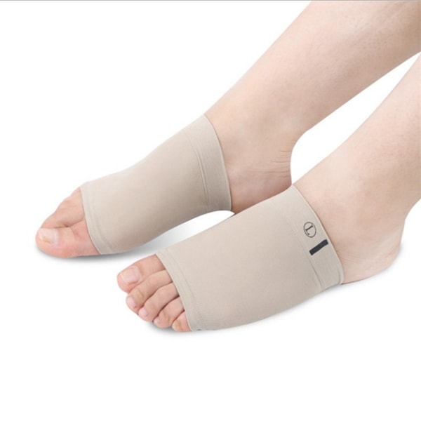 1 par Arch Support Brace Elastisk Khaki Andas Arch Pad för campingdanssporter