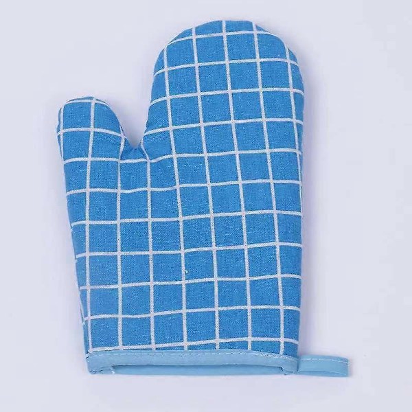 2-pack bomulls- och linneugnshandskar, enkel stil, värmeisolerande handskar, bästsäljande anti-skållningshandskar, bomulls- och linnebakhandskar (bl