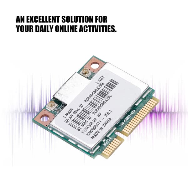 Dual Band 2.4G/5Ghz AR5B22 Netværk 300Mbps Bluetooth 4.0 WIFI Mini PCI-E Trådløst Kort