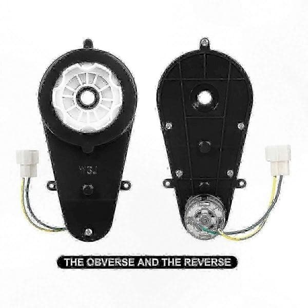 Højhastigheds 12V-motor til børns legetøjsbiler, 40000 RPM, 2-pak black