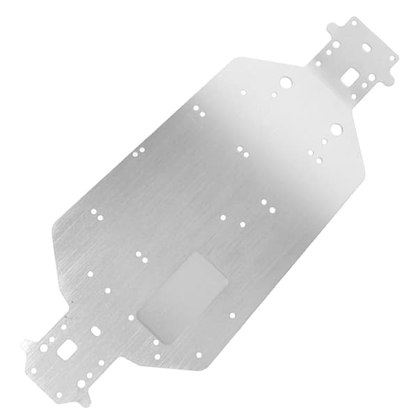 Chassis Upgrade Dele i Aluminium Legering til HSP 94107 94111 94110 94124 RC Bil Sølv
