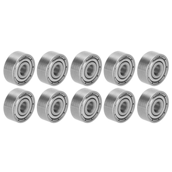 10 stk kuglelejer i rustfrit stål mute rullende skateboard hjuldrev tilbehør S623Z