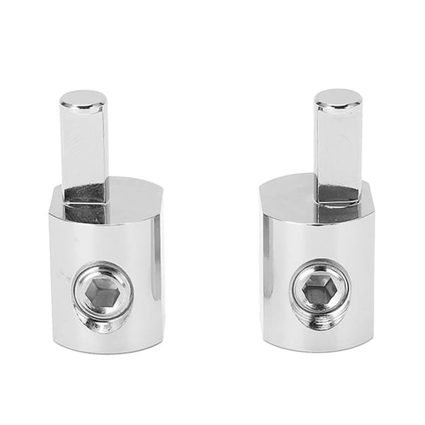 2 stk. Amp Input Reducer Adapter 1/0 Gauge til 4 Gauge Nikkelbelagt 6061 Aluminium til Biler Både