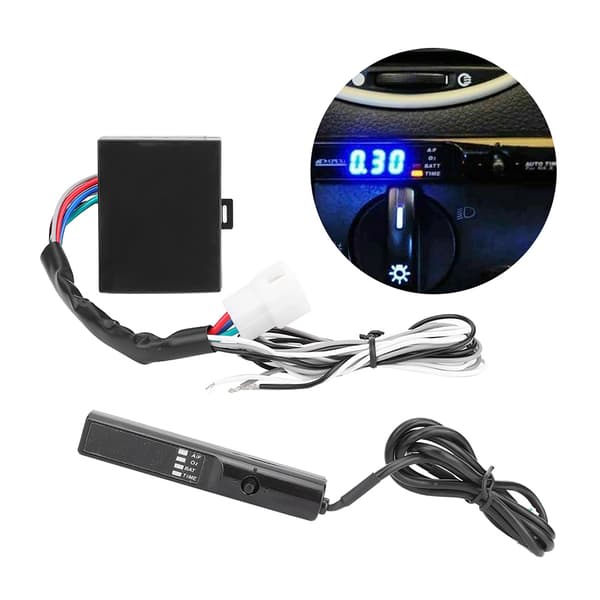APEXI Modifisert 12V Auto Turbo Timer Kontrollsett LED-skjerm Motortilbehør for Universalbil