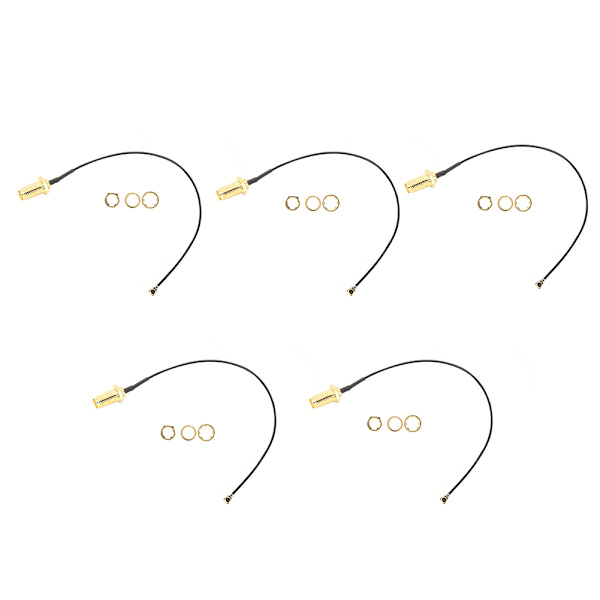 SMA till uFL/u.FL/IPEX/IPEX RF Honadapter Anslutningskabel Mässing Walkie-Talkie Antenn20cm