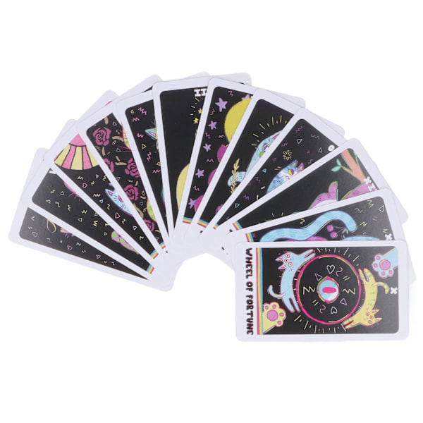 78 Decks The Weird Cat Tarot Divination Fate Forecasting Entertainment Card Table Game