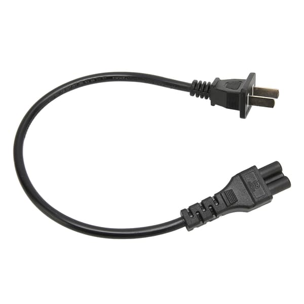 NEMA 1‑15P til IEC320 C5 strømkabel 0,3 m IEC320 C5 strømkabel til bærbare computere US-stik 100‑240V