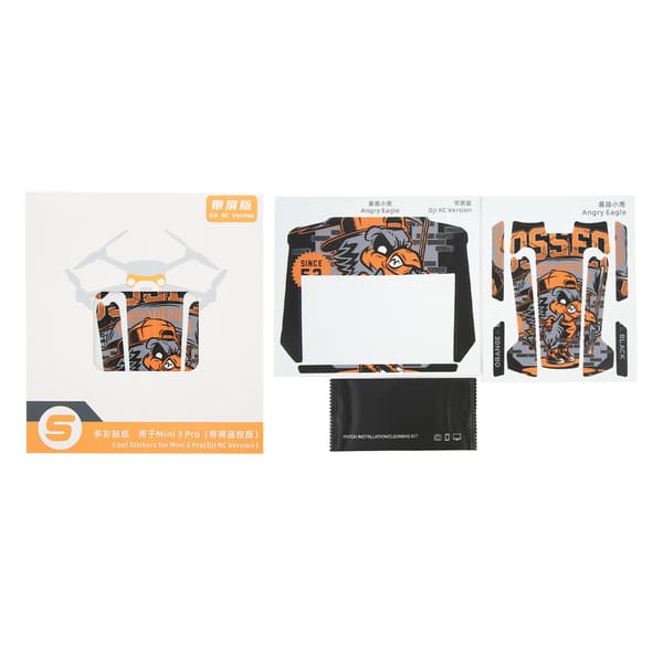 Drone-dekal för Mini 3Pro Drone Skydd PVC-dekal Helkropp Fjärrkontroll Skyddande Dekal för Mini 3Pro Typ 1