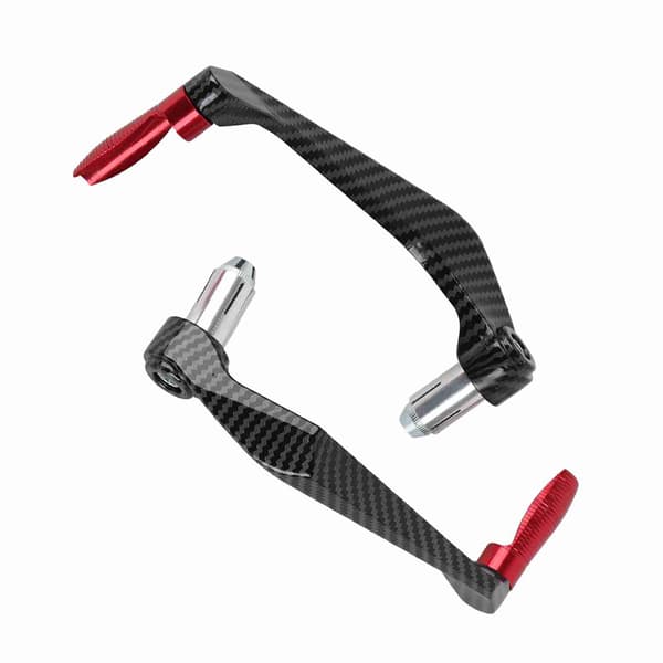 7/8 tommer Universal Motorcykelstyr Bremseskærm i aluminiumslegering (rød)