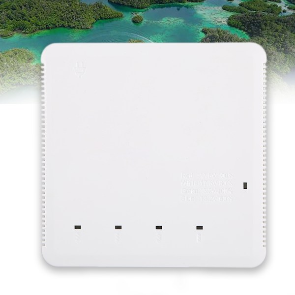 4 Batteriporte + 2 USB-opladnings RC Drone-oplader til XIAOMI FIMI X8 SE-droner 100-240V Hvid US