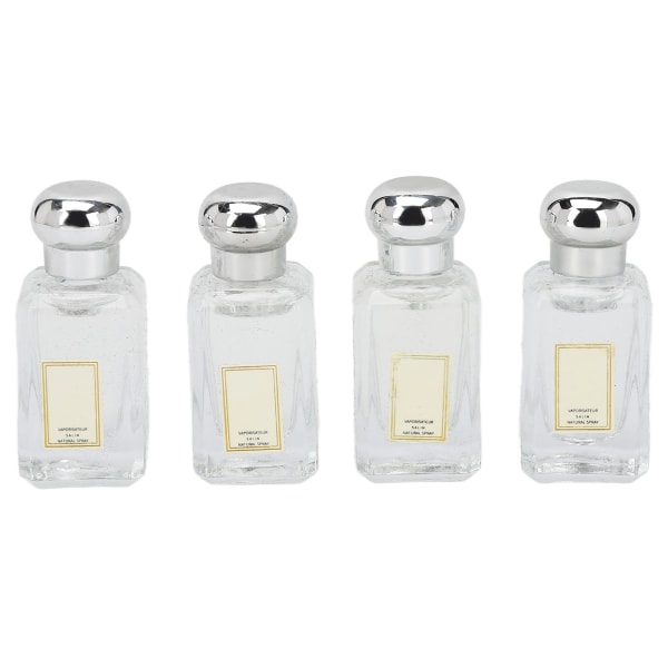 4 stk parfumeprøvesæt let forstøvningslækagesikker Elegant duftparfumeprøve