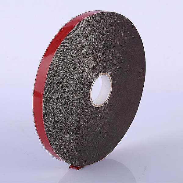 10 ruller sort 10 mm bred anti-varme termisk skumklæbende tape, 10 meter lang til havedrivhusbøjlen