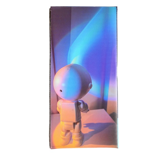 Romantisk astronaut robotlampe Astronaut LED lysprojektor til soveværelse Live Broadcast Party Room Decor Opladning med touch 7 farveændring