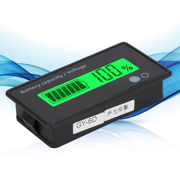 GY-6D PCB HTN Lyd-lys Alarm Batterikapacitet Monitor Indikator Display 12-84V (Grønt Lys)