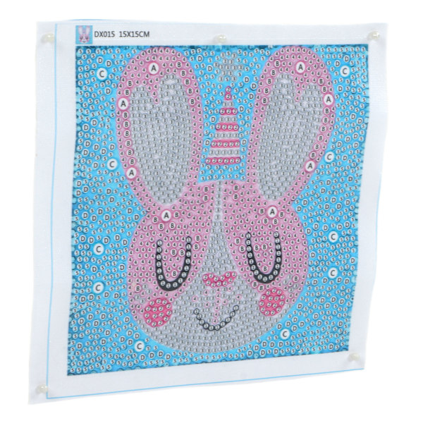 5D Diamantmålningar Cartoon Bunny Handcraft DIY Strassmålning för vardagsrum Sovrum Kontor