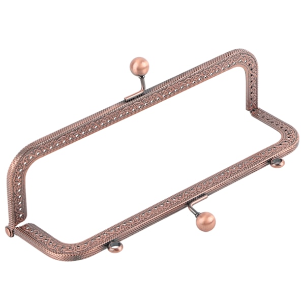 Retro mønt pung metal ramme slidstærk længde 20,5 cm kys lås ramme til DIY aften taske håndtasker bagage