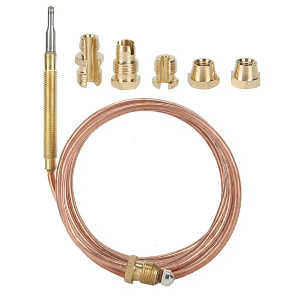 Gasspis Termoelement Kit Värmeskyddsutrustning Temperaturavkännande Sond med Mutter 1500mm