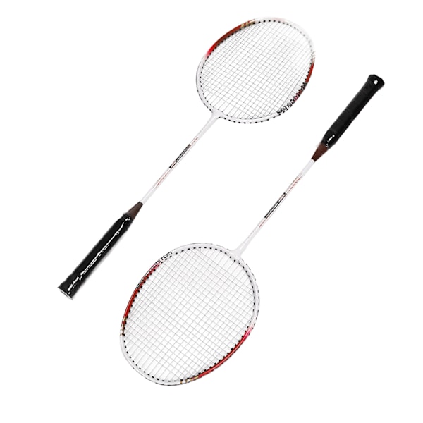 REGAIL Badminton Racket Par 2 Aluminiumlegering Lätt Bärbar Badminton Rackets för Inomhus Utomhus Röd