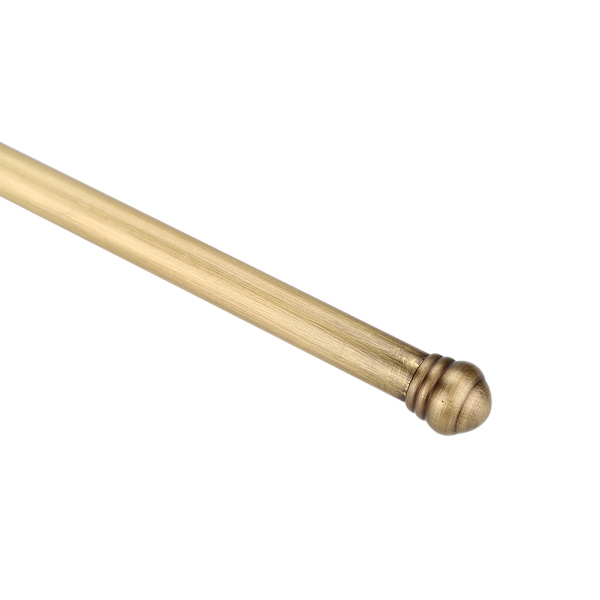 Antik messing baderomshåndklestativ Single Pole Bar Kleshenger Hylle Veggfeste