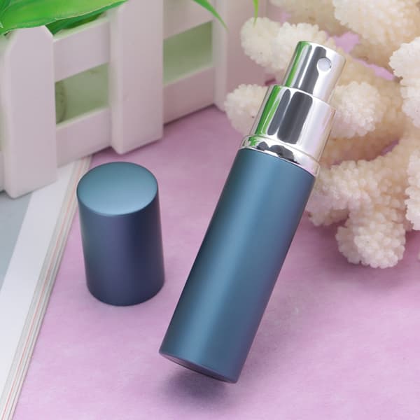 10 ml genopfyldelig parfumeflaske bærbar tom pumpe lotion parfume forstøver blå