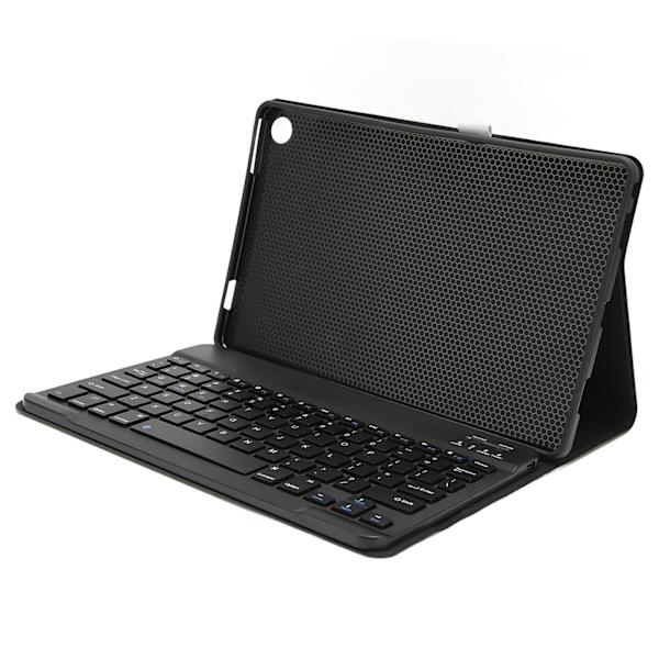 Bluetooth-näppäimistökuori pudotusta kestävät hiljaiset näppäimet Tablet-suojakuori irrotettavalla näppäimistöllä Lenovo Xiaoxin 10.6 musta