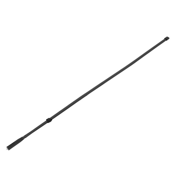 Foldbar forlængbar taktikante SMA hunhoved dobbelt frekvens VHF UHF til WalkieTalkie (124 cm)