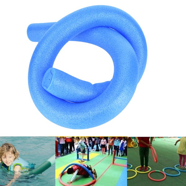 Simstav för simbassäng, skumgummi, flytstång för barn, simstavar, vattenleksak för barn, träningsutrustning, blå