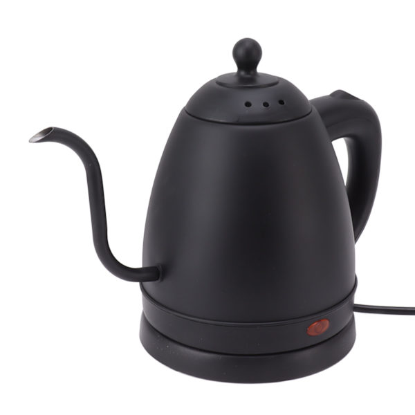 Elektrisk vattenkokare med gåshals 1,2 l 304 rostfritt stål Hög säkerhet Häll över kaffekanna EU-kontakt 220 V