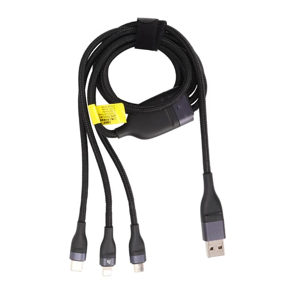 Pikalatauskaapeli 2 kolmelle USB Type C - Type C IP Micro USB 100W datakaapeli matkapuhelimille, tableteille ja pelikonsoleille