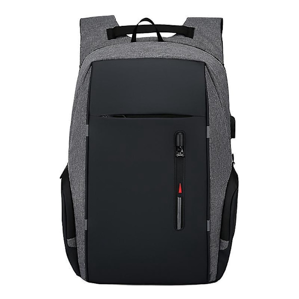 Vadderad 15,6\" laptopryggsäck med USB-laddningsport
