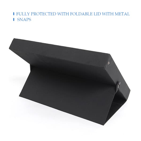 18 roms PU-skinn brille display oppbevaringsvesker sammenleggbart deksel solbriller boks organizer holder