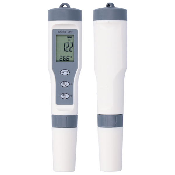 3 i 1 Multifunktionell PH-mätare Vattenkvalitetstestpenna Konduktivitetsmätare Testinstrument