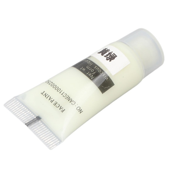 Lysande färg DIY Craft Ansikte Kropp Resin Art Creation Bright Luminous Nail Art Paint 0,4 oz Gulgrön