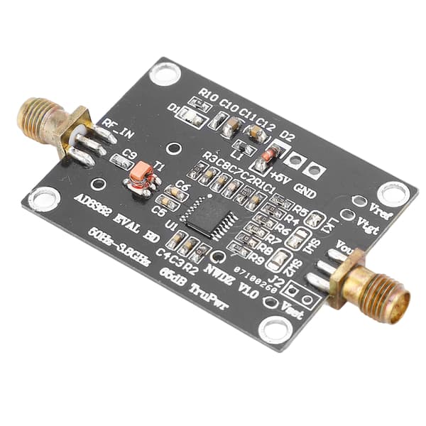 50Hz til 3,8GHz RMS DC-modul 65dB RMS-deteksjon RMS DC-omformerplate 3,3-5V