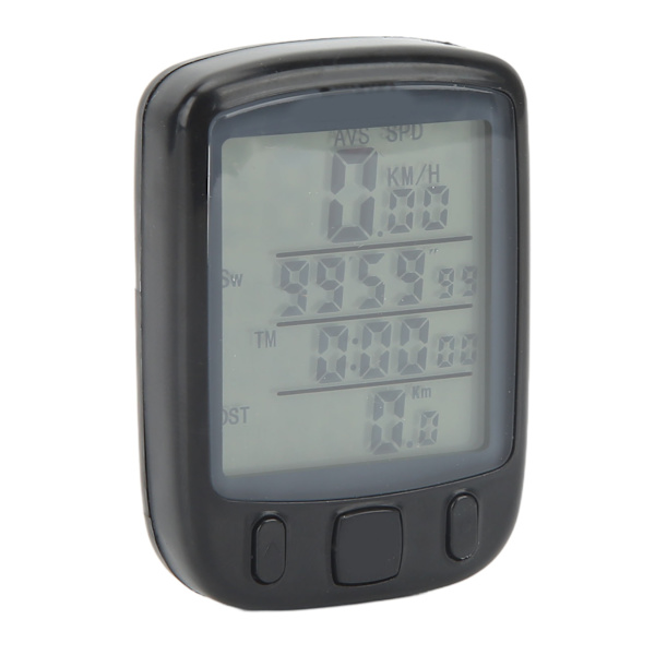 563A cykel engelsk kablet computer lysende vandtæt cykel speedometer til cykling realtidshastighedssporafstand
