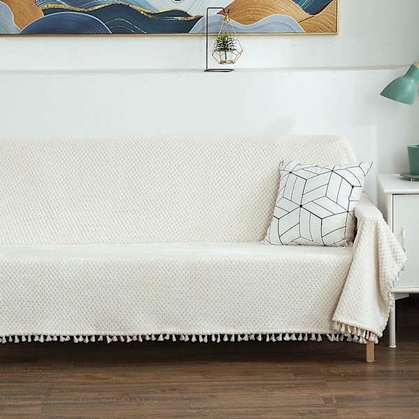 Tæppe 180x200cm, Blødt og Behageligt, Sofatæppe