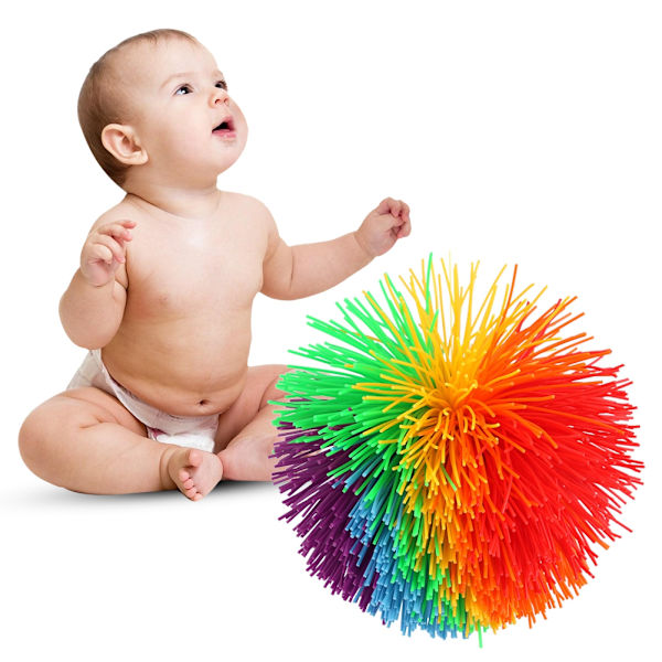 Rainbow Color Silikon Stress Relief Lekeball