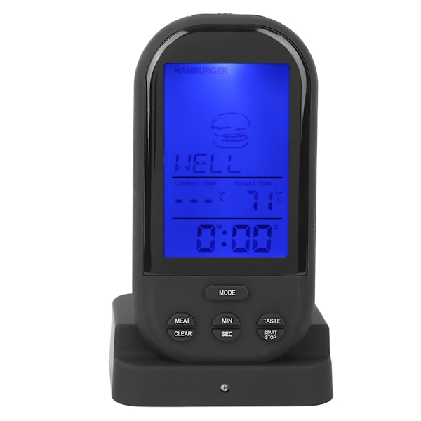 Trådlös kötttermometer Digital grilltermometer för hushållsugn Matlagning Mat Grill