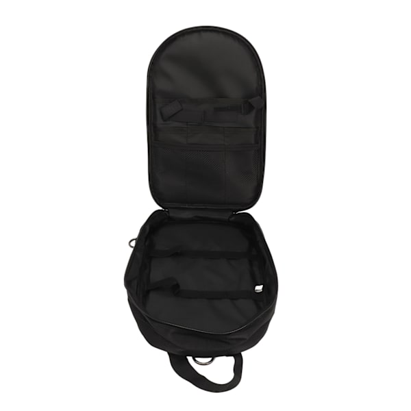 Camping Kokkeutstyr Veske Polyester Fiber Multifunksjonell Bærbar Camping Kjøkkenutstyr Organizer Oppbevaringspose for Utendørs BBQ Reise Svart