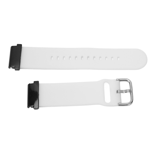 Ersättningsarmband 20 mm vattentätt mjukt watch i silikon med snabb frigöring för Garmin Fenix ​​7S Vit