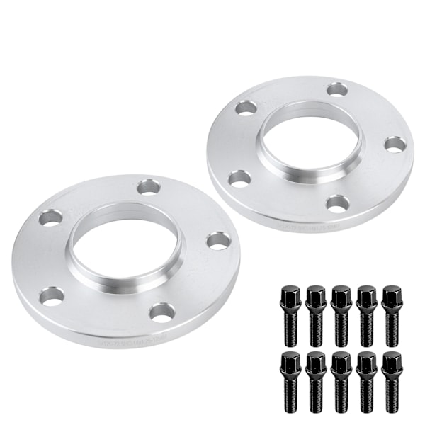 12 mm/0,5 tum tjocka hjuldistanser navfläns 5x120 PCD passar för 1/2/3/4/5/6/7-serien X1 X3 X4